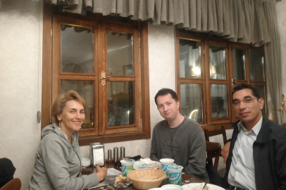 AFYONKARAHİSAR'LI HASAN ÖZPINAR'IN ULUSLARARASI MİSAFİRLERİ VARDI