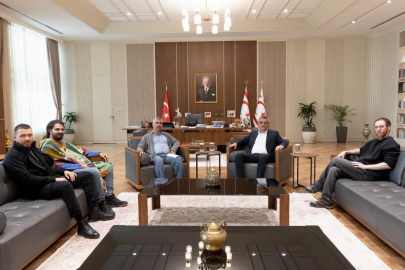 K. K. T. C Cumhurbaşkanı Tufan Erhürman, Vicdani Ret İnisiyatifi temsilcilerini kabul etti