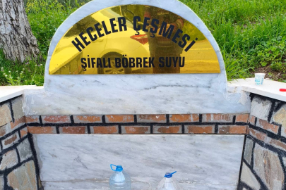 Orhangazi Heceler Şifalı Böbrek suyu çeşmesi restore edildi.