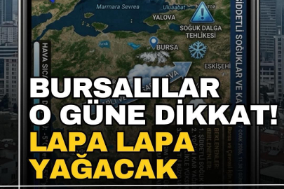 Bursa'lılar Dikkat lapa lapa Kar bekleniyor..