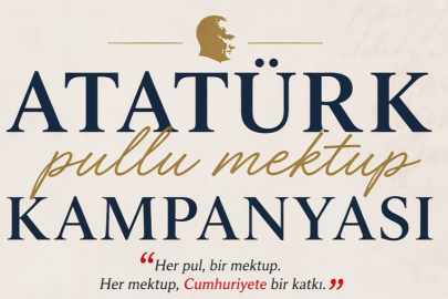 ATATÜRK PULLU MEKTUP ZARFI KAMPANYASI BAŞLATIYORUZ.