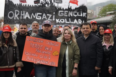 1 Mayıs'ta Orhangazi Chp alanlarda idi...