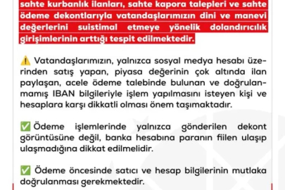 DMM’den bayram öncesi dolandırıcılık uyarısı