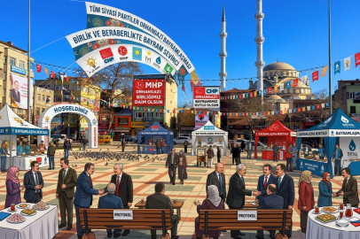 Orhangazi'de siyasi partilerin Bayramlaşma programı