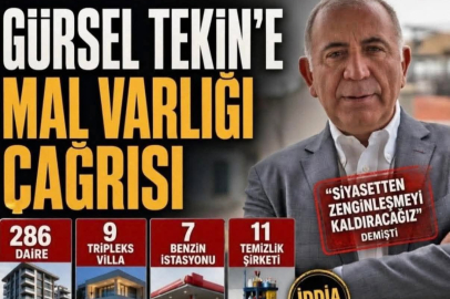 Gürsel Tekin'in Mal varlığı Tartışma Konusu oldu.